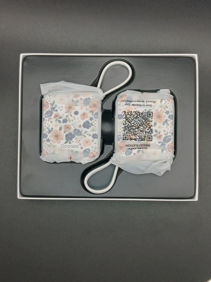 🔥Duo Chauffe-Mains Rechargeables Ocoopa - Motif Fleuri 🌸 - photo numéro 3