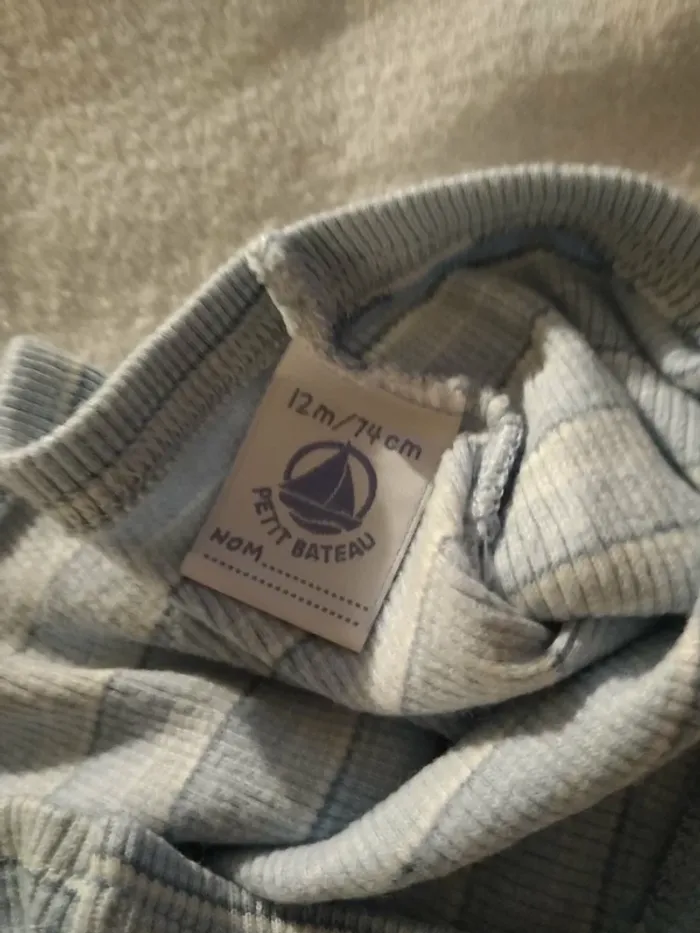 Ensemble Tee Shirt Culotte Petit Bateau Garçon - photo numéro 4