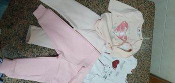Conjunto 2 calças + body + camisola