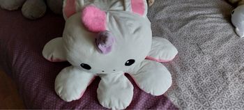 Peluche licorne réversible