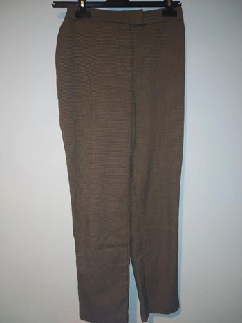 Pantalon droit pied de poule