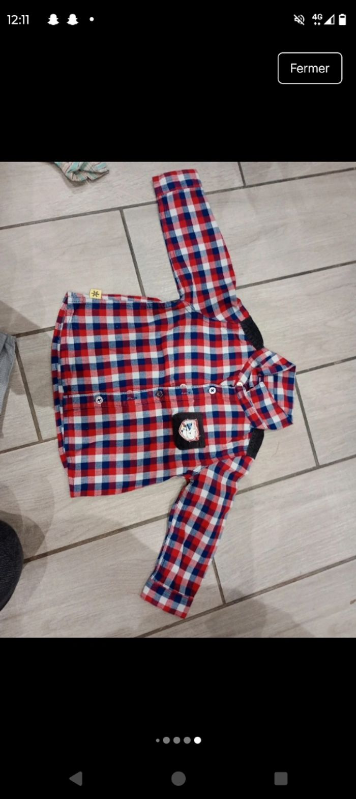 Lot chemise 18 mois - photo numéro 6