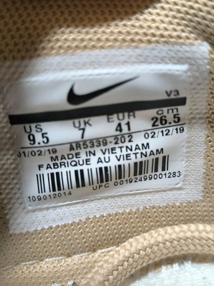 Baskets Nike air force one sage low pointure 41 neuves sans boîte - photo numéro 8