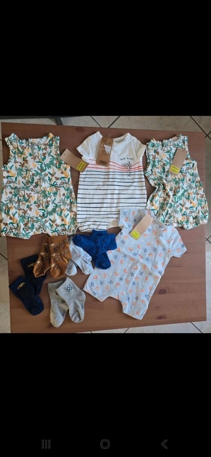 NEUFS !!! (A saisir )🥰🤩😍🥰  sublime  lot  1 MOIS  garçon (Primptemps ete)💙🤩😍👍👌 - photo numéro 6