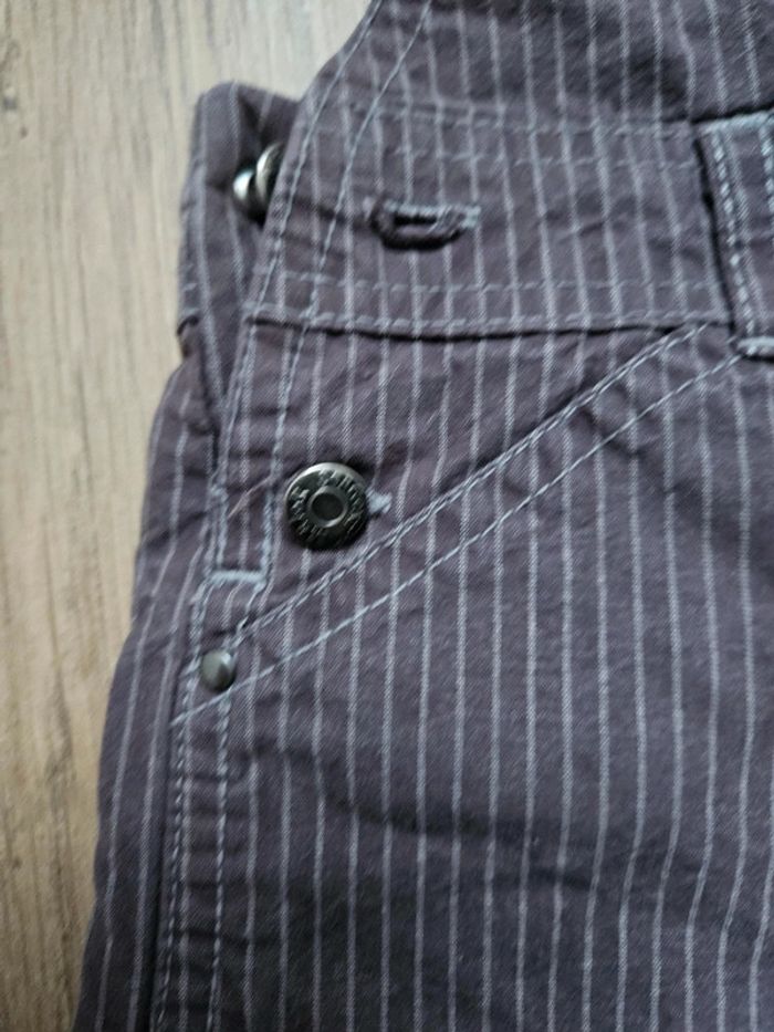 Salopette Sergent Major marron / violet 9 mois - photo numéro 4