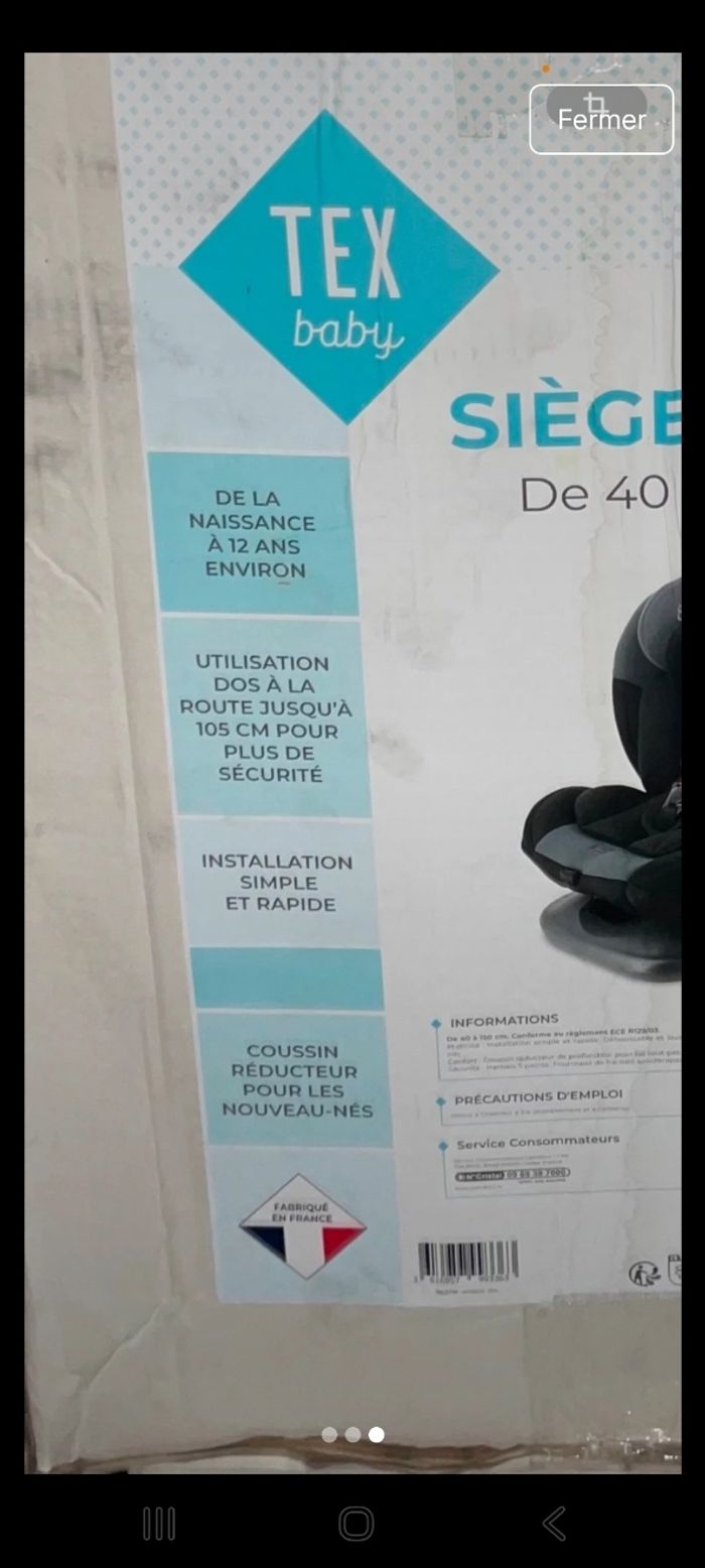 Siege auto neuf - photo numéro 3