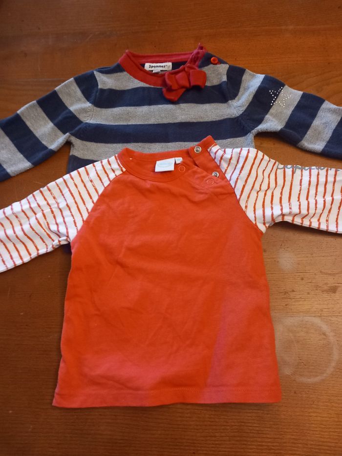 Tee-shirt manches longues avec pull