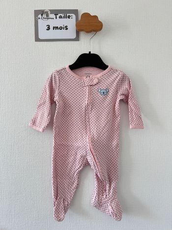 Pyjama / dors bien / grenouillère - taille 3 mois 🌸