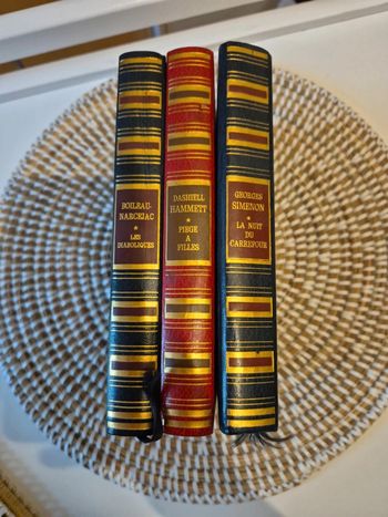 Lot 3 livres les grands maîtres du roman policier