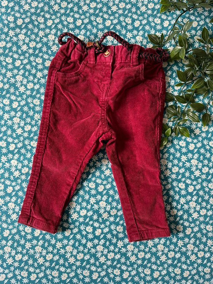 Jean velours 9 mois