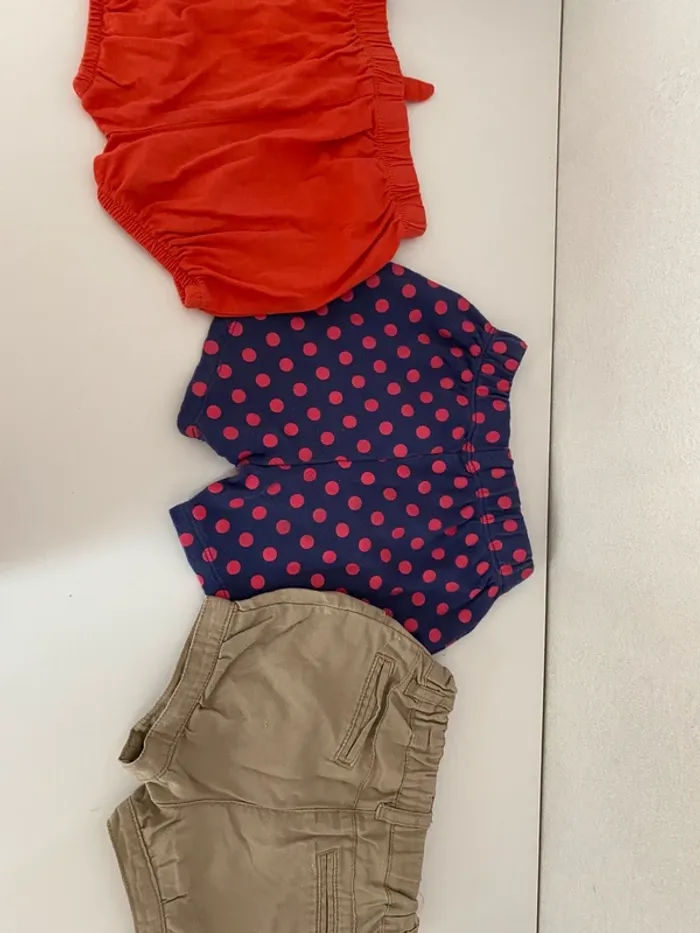 Lot 3 short fille 18 mois - photo numéro 2