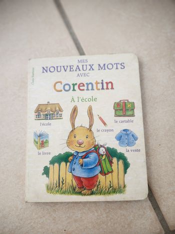 Mes nouveaux mots avec Corentin à l’école