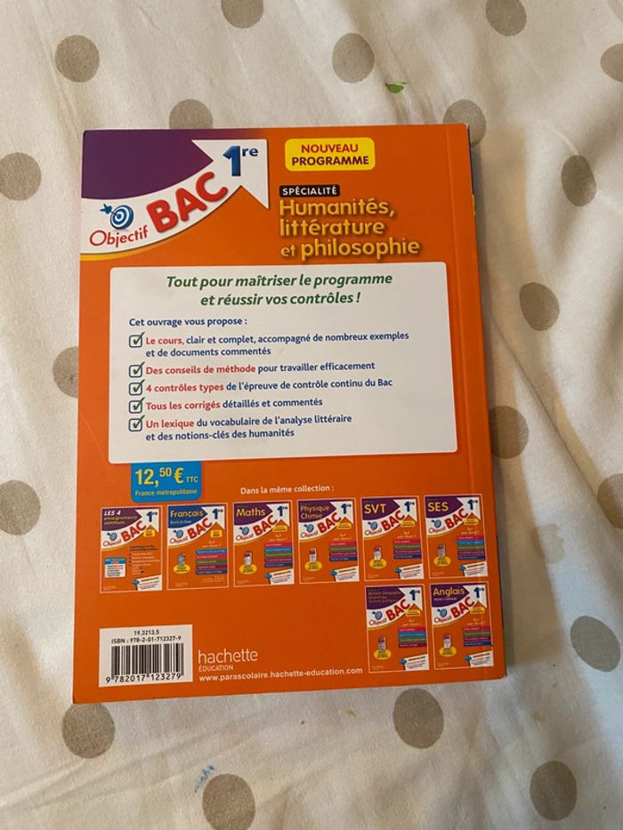 objectif bac, première nouveau programme spécialité, humanité, littérature et philosophie - photo numéro 2