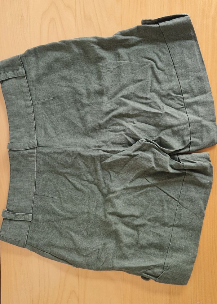 Short cargo en lin - Bon / TB état - photo numéro 2