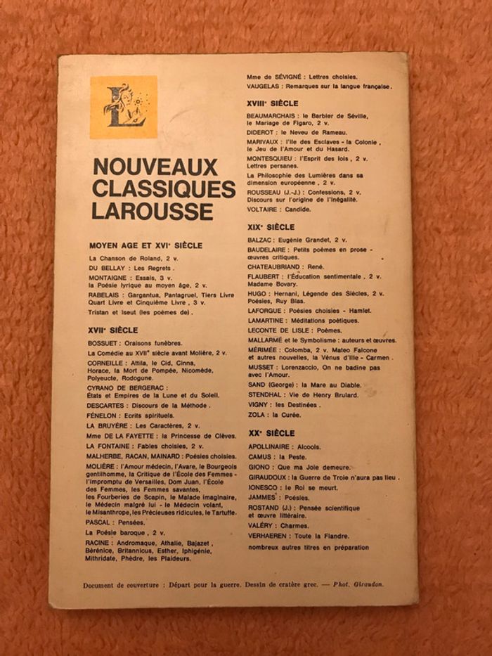 Iphigénie - Jean Racine - Nouveaux Classiques Larousse - photo numéro 2