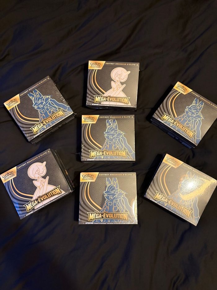 Lot de 7 ETB Pokémon Mega Évolution Avec Défaut de Scellage - photo numéro 9