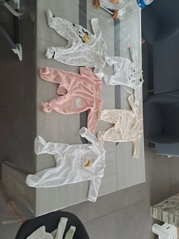 Lot de grenouillère bébé fille