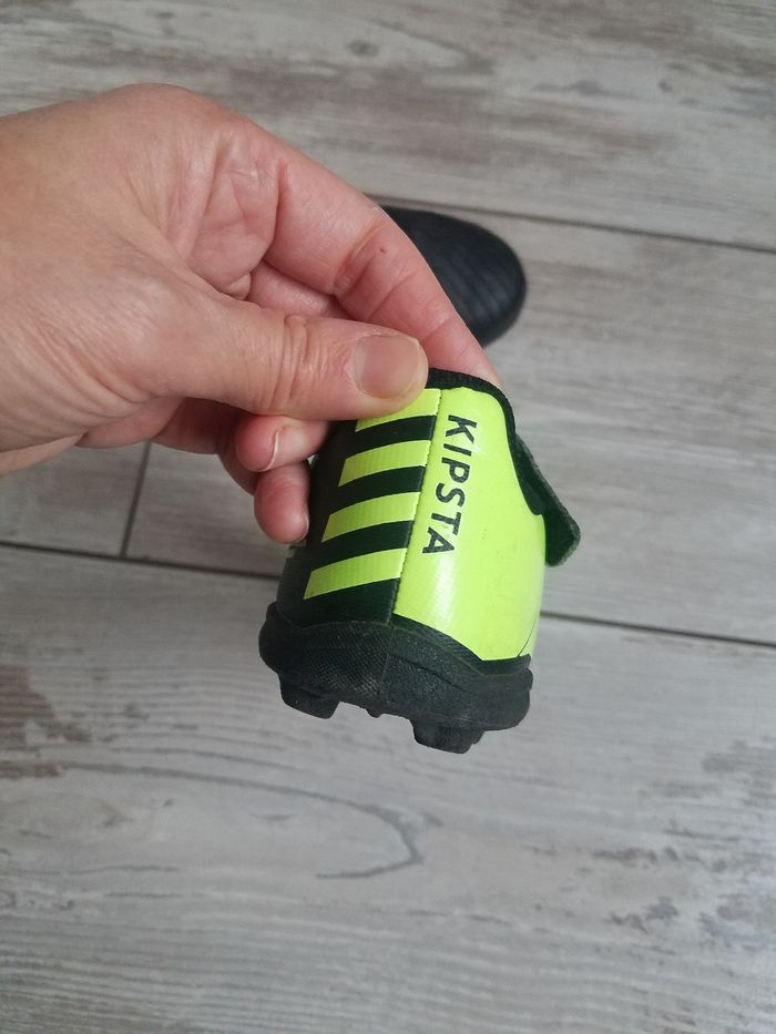 Chaussures de football noir Kipsta t 29 tbe - photo numéro 3
