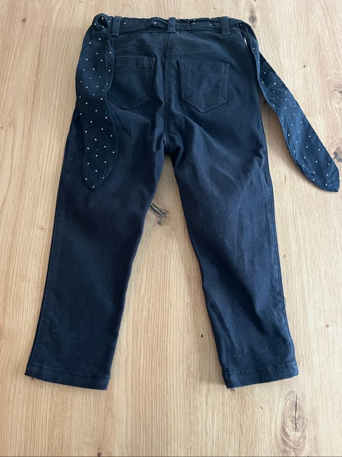 Pantalon marine fille - photo numéro 2