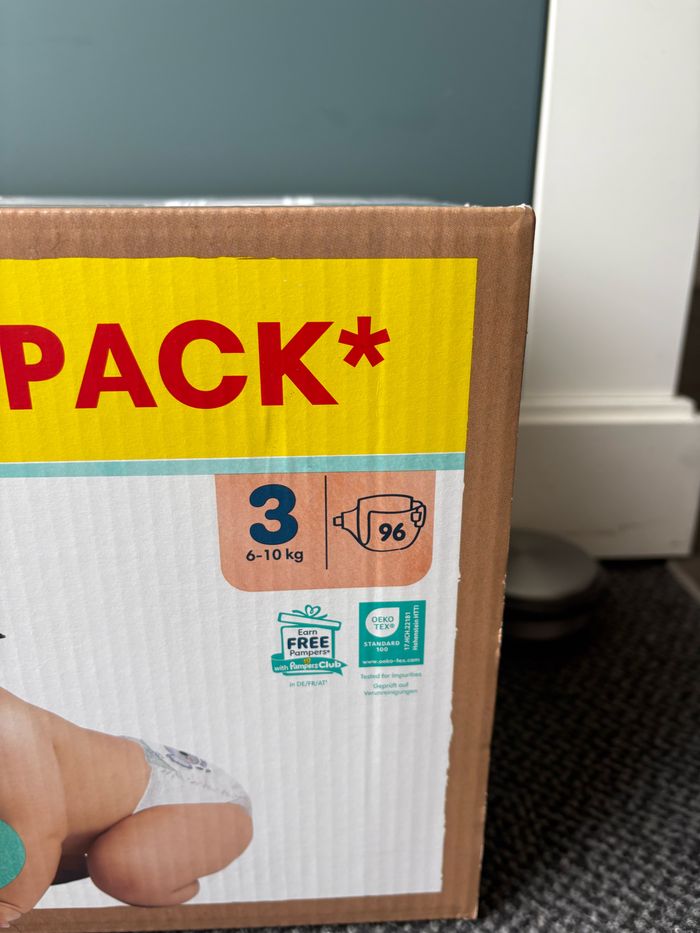 Un pack de couches Pampers Harmonie Taille 3 6/10 kg - photo numéro 2