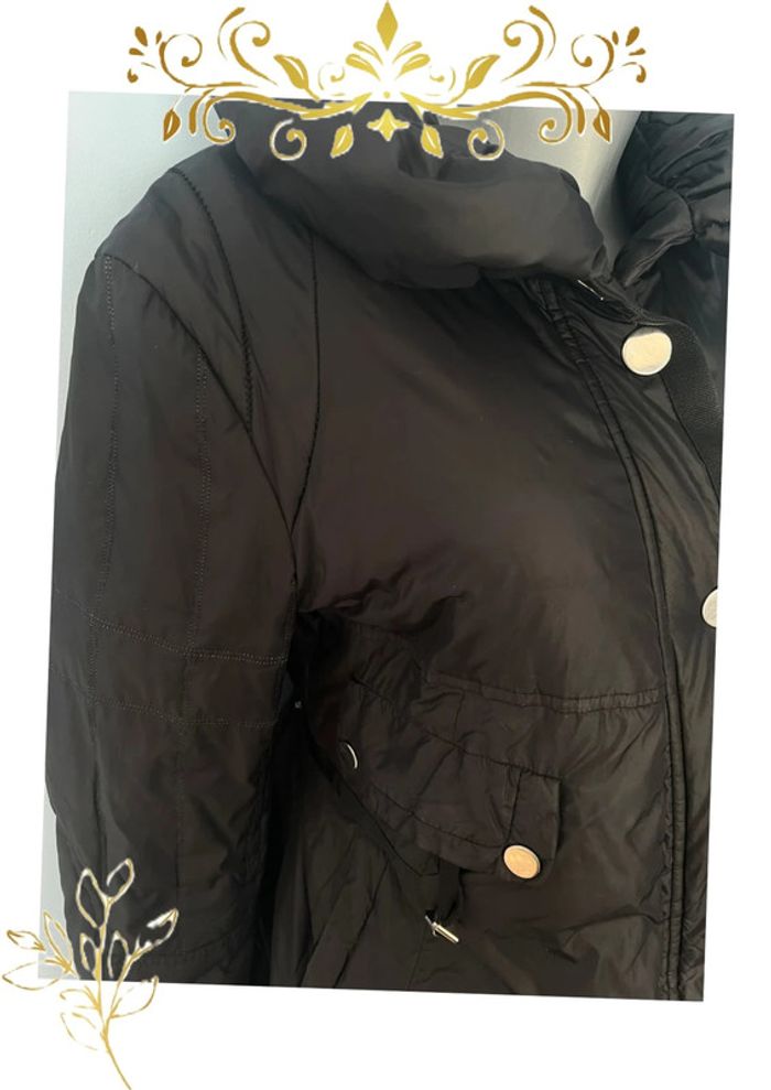 Veste Mi-Longue Noire HIGH – Élégance Urbaine 🖤 - photo numéro 3