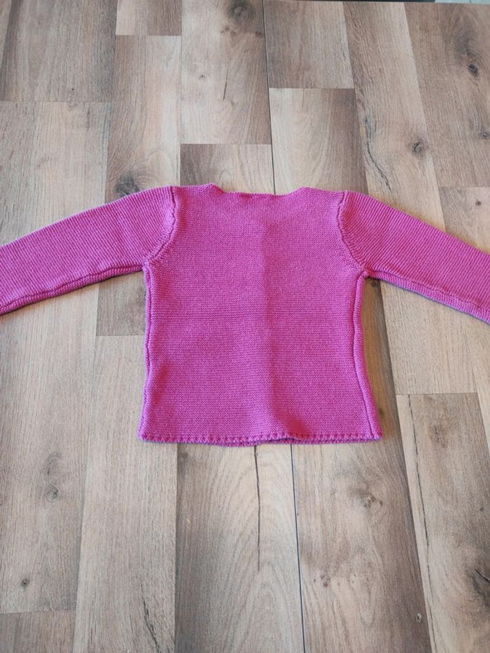 Gilet épais grain de blé 3 ans - photo numéro 6