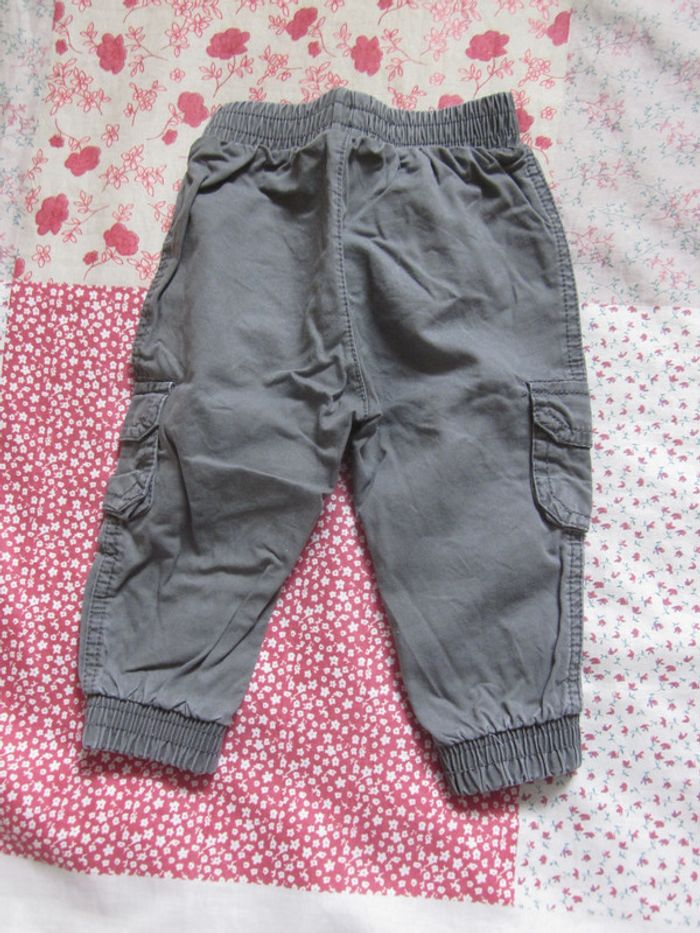 Pantalon toile kaki 12 mois - photo numéro 2
