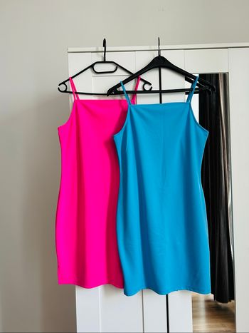 Lot de 2 robes d’été moulantes unies Pimkie Tailles M-L