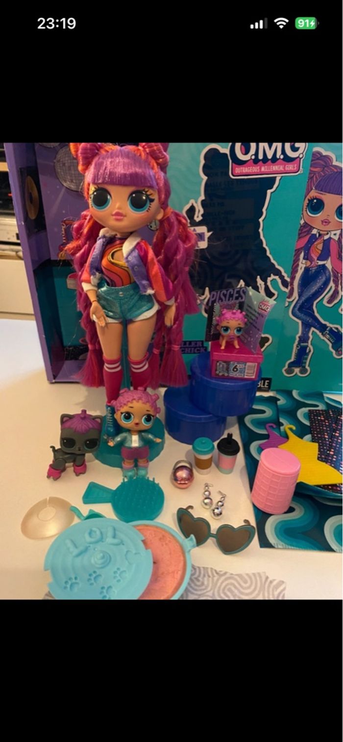 Poupée LOL OMG Série 2 Roller Chick - photo numéro 3