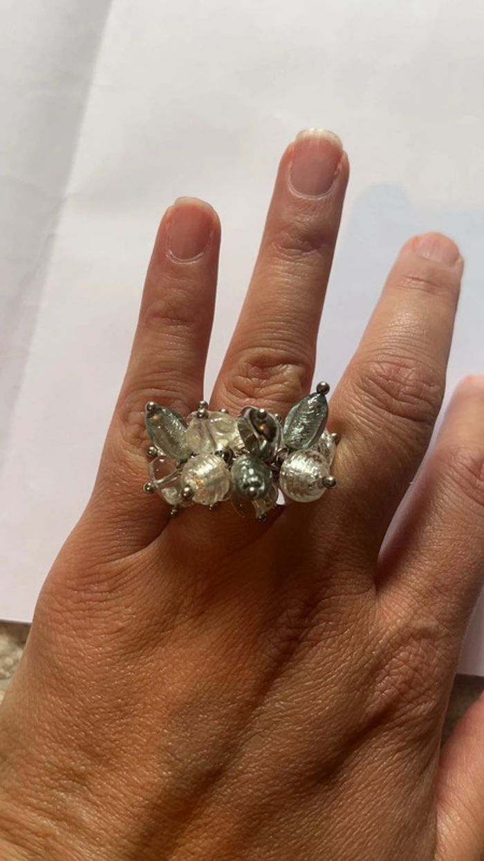 Bague verre de Murano - photo numéro 4