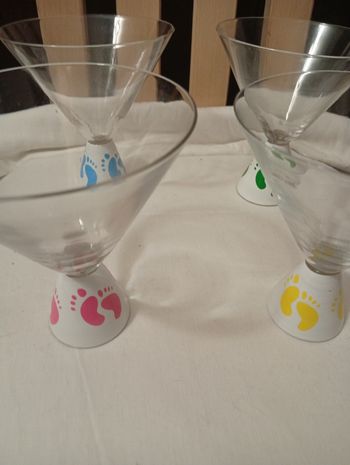 Lot de 4 verres à cocktail