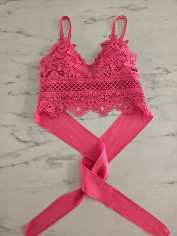 Top rose a nouer taille S