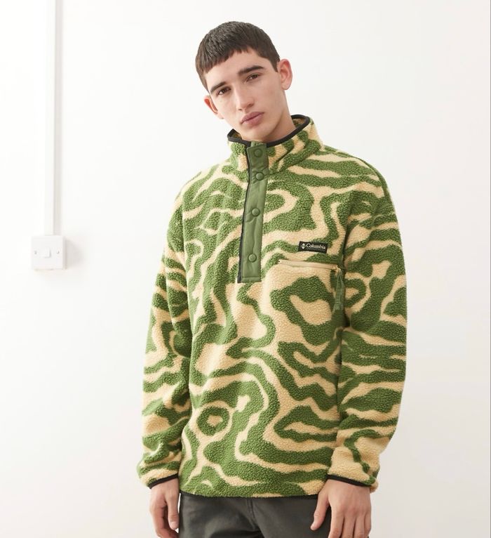 Polaire Columbia Helvetia imprimé tourbillon. Taille S. Totalement neuve ! - photo numéro 3