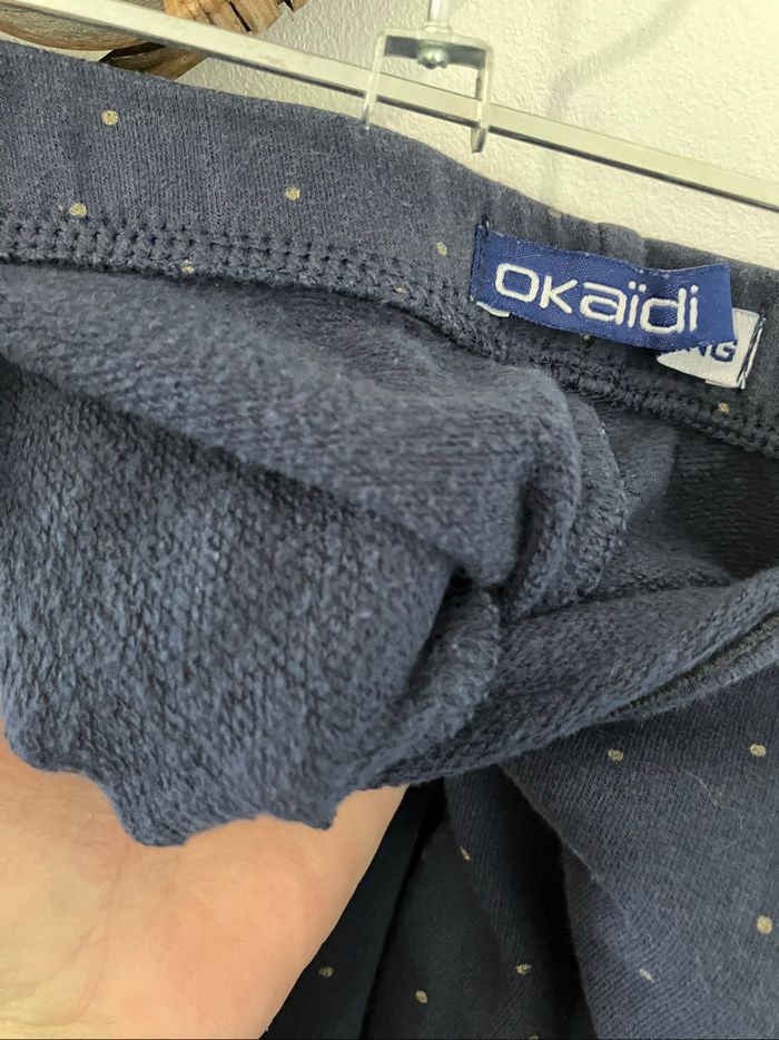 Legging chaud bleu marine fille 8 ans okaidi - photo numéro 4