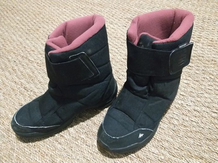 Bottes de neige noires  36 Decathlon