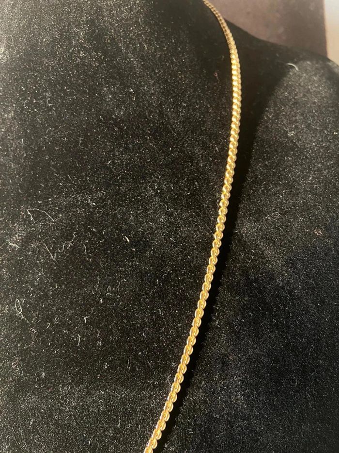 Très élégant collier vintage plaqué or - photo numéro 2