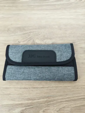 Pochette grise pour filtre, neuve 18x8,5cm