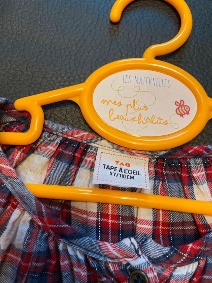 Chemise à carreaux 🌸 Tape à l’œil 5ans - photo numéro 5