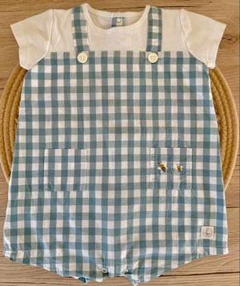 Barbobeuse imprimé vichy Petit Bateau