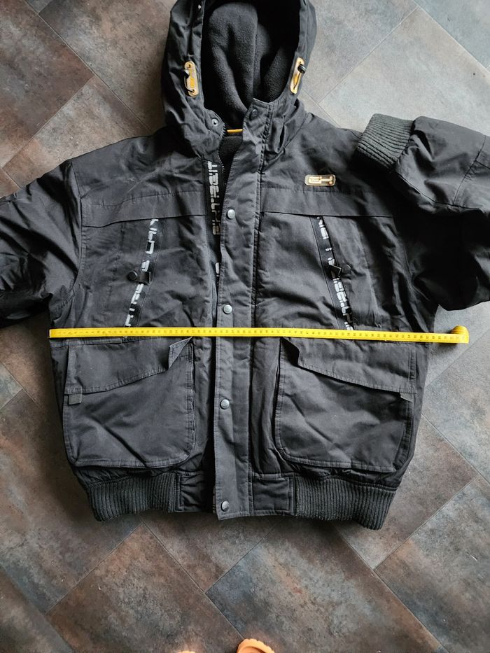 Veste/manteau, très chaud(e), noir(e) pour homme - photo numéro 3