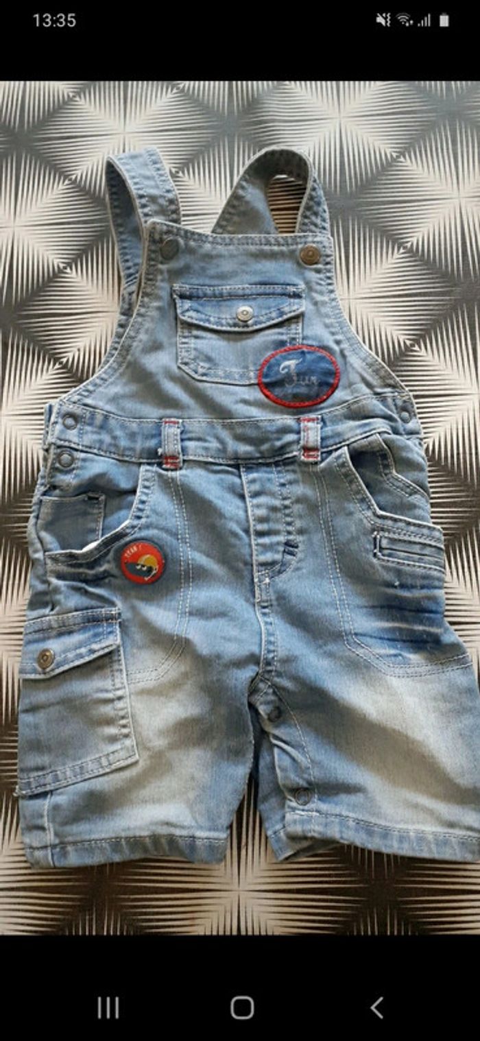 Salopette jean orchestra 12 mois