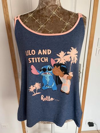 👚 Débardeur bleu à bretelles – Femme – Taille XL – Look estival & décontracté