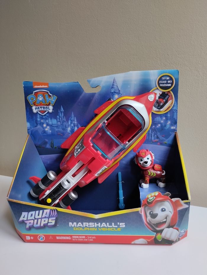 Véhicule Aqua Pups Marcus Pat Patrouille - Neuf