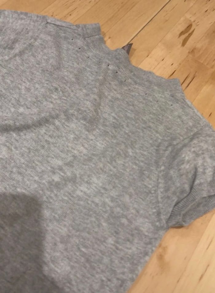 Gilet gris manche courte - photo numéro 7