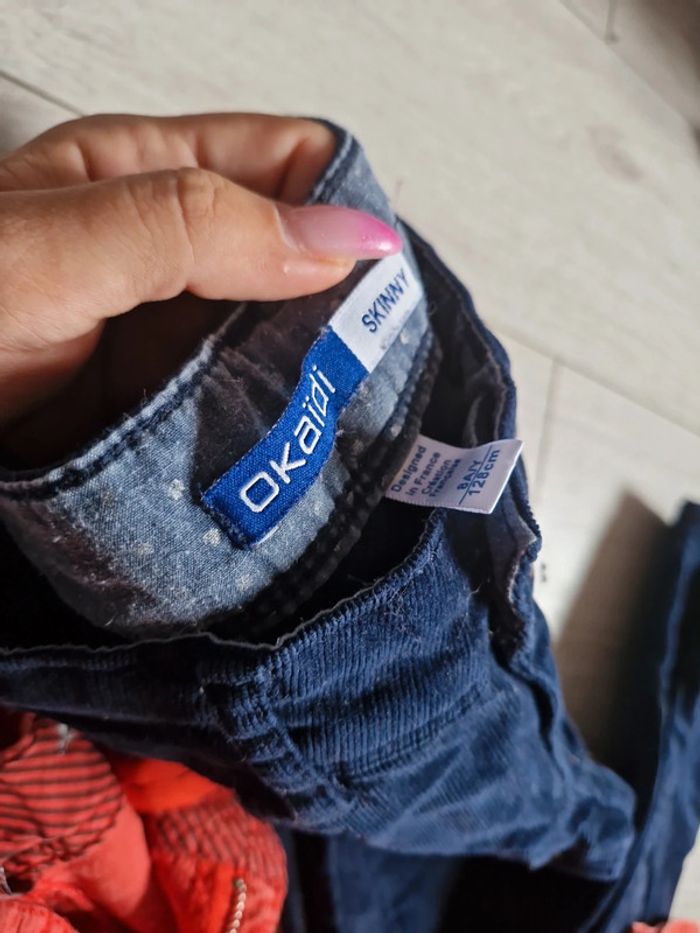 Pantalon jeans velours - photo numéro 5