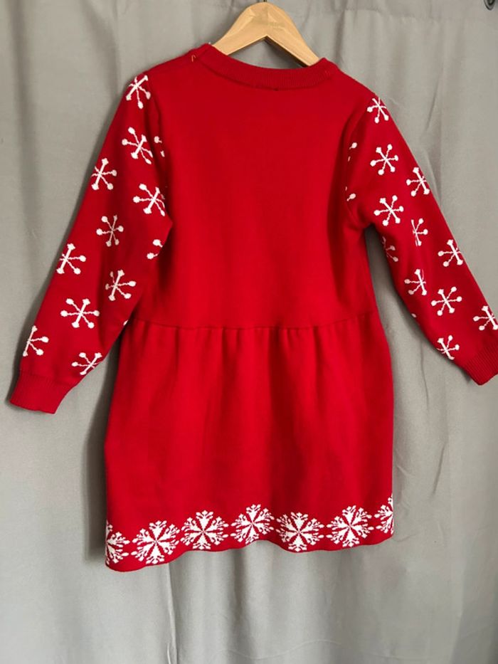 Robe laine acrylique épaisse Noël 7-8 ans - photo numéro 6