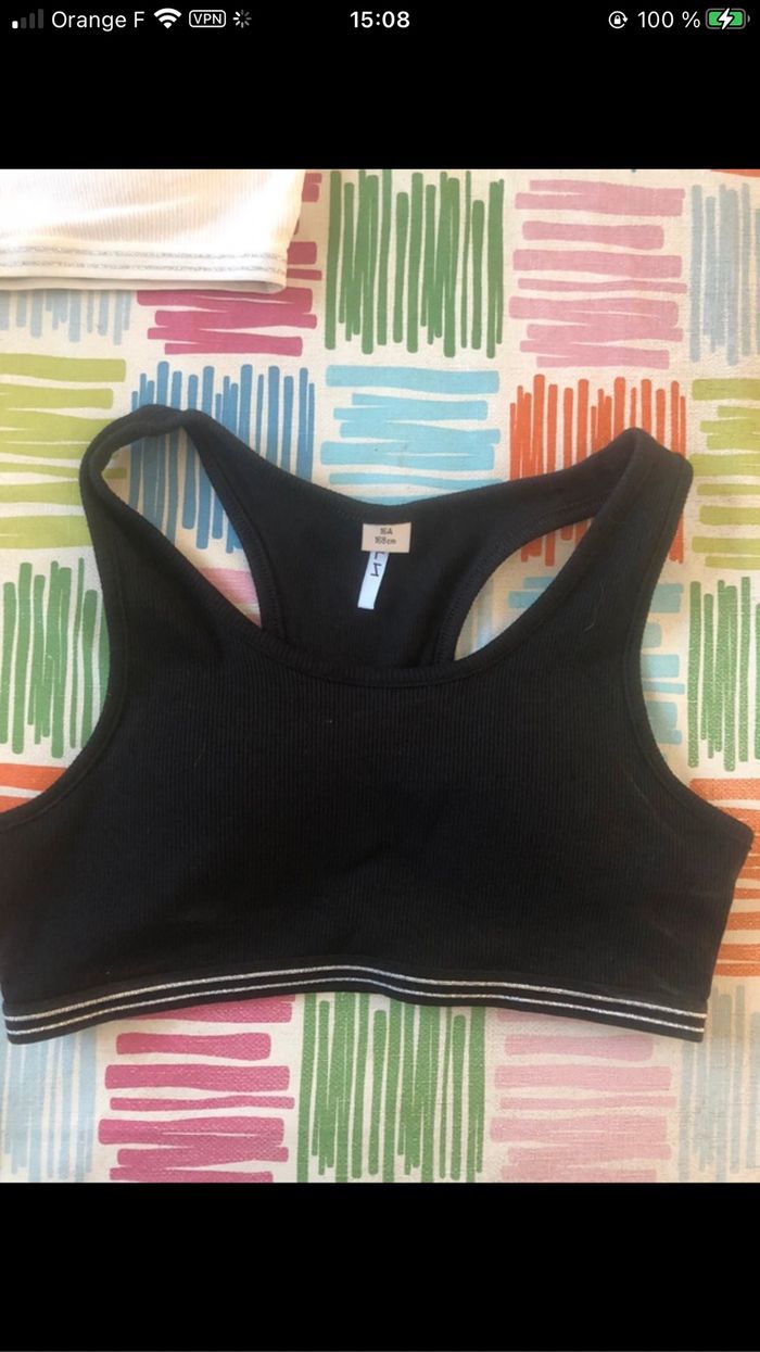 Brassière sport du 16 ans