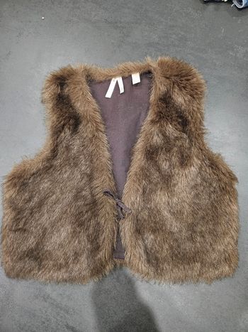 Gilet fausse fourrure