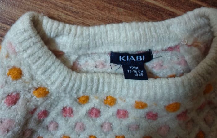 Robe Pull kiabi 12 mois - photo numéro 3