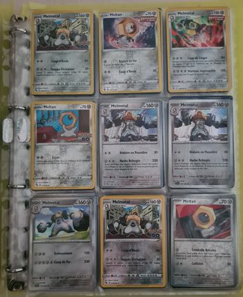 Lot cartes pokemon meltan melmetal